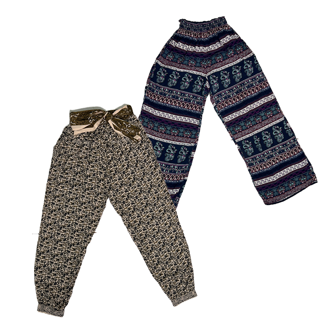 PACK PANTALONES RAYÓN