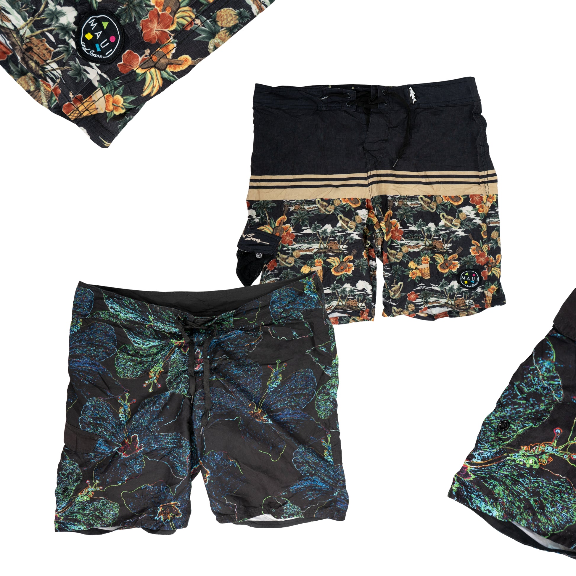 PACK BAÑADORES HAWAIANOS/VINTAGE