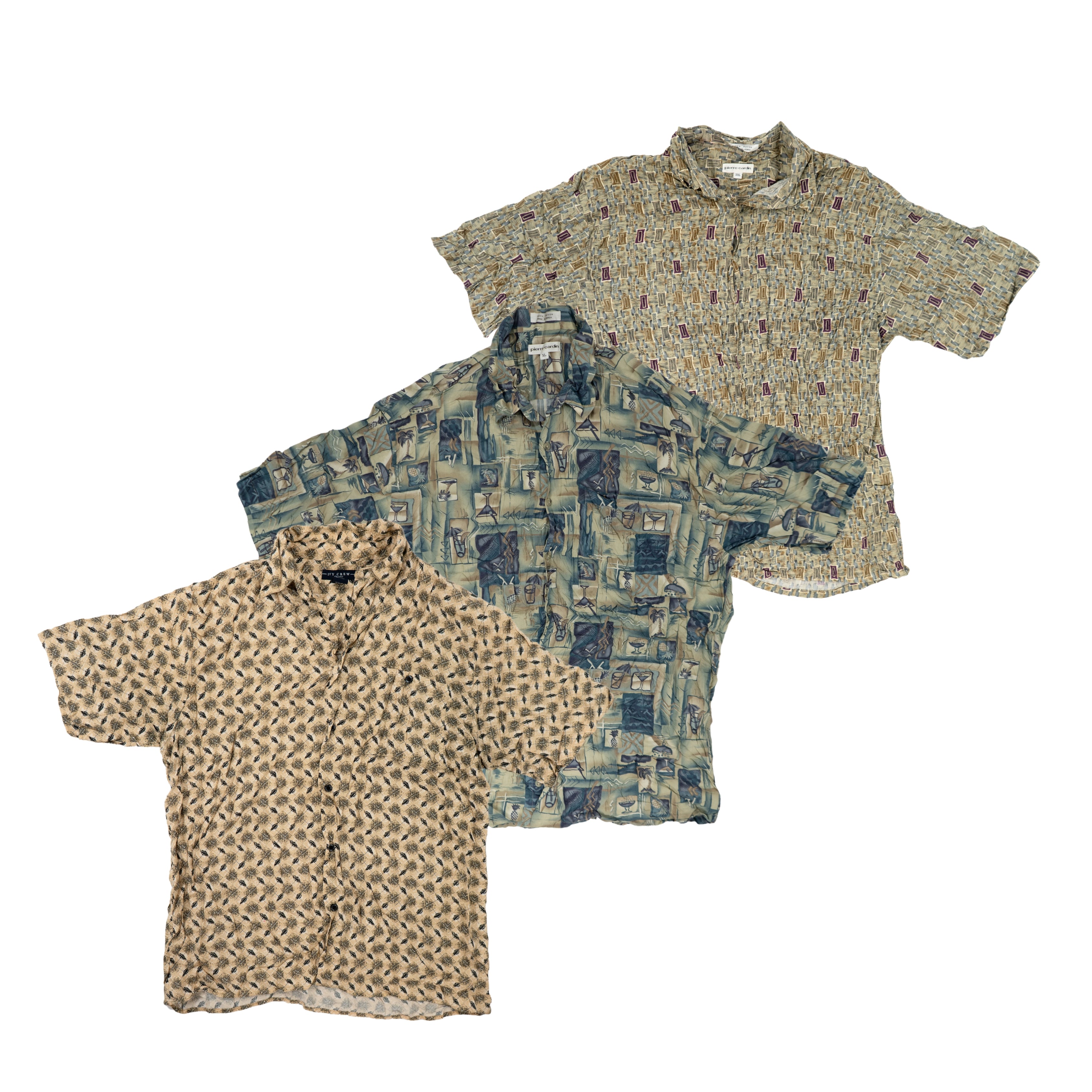 PACK CAMISAS DE RAYON VINTAGE