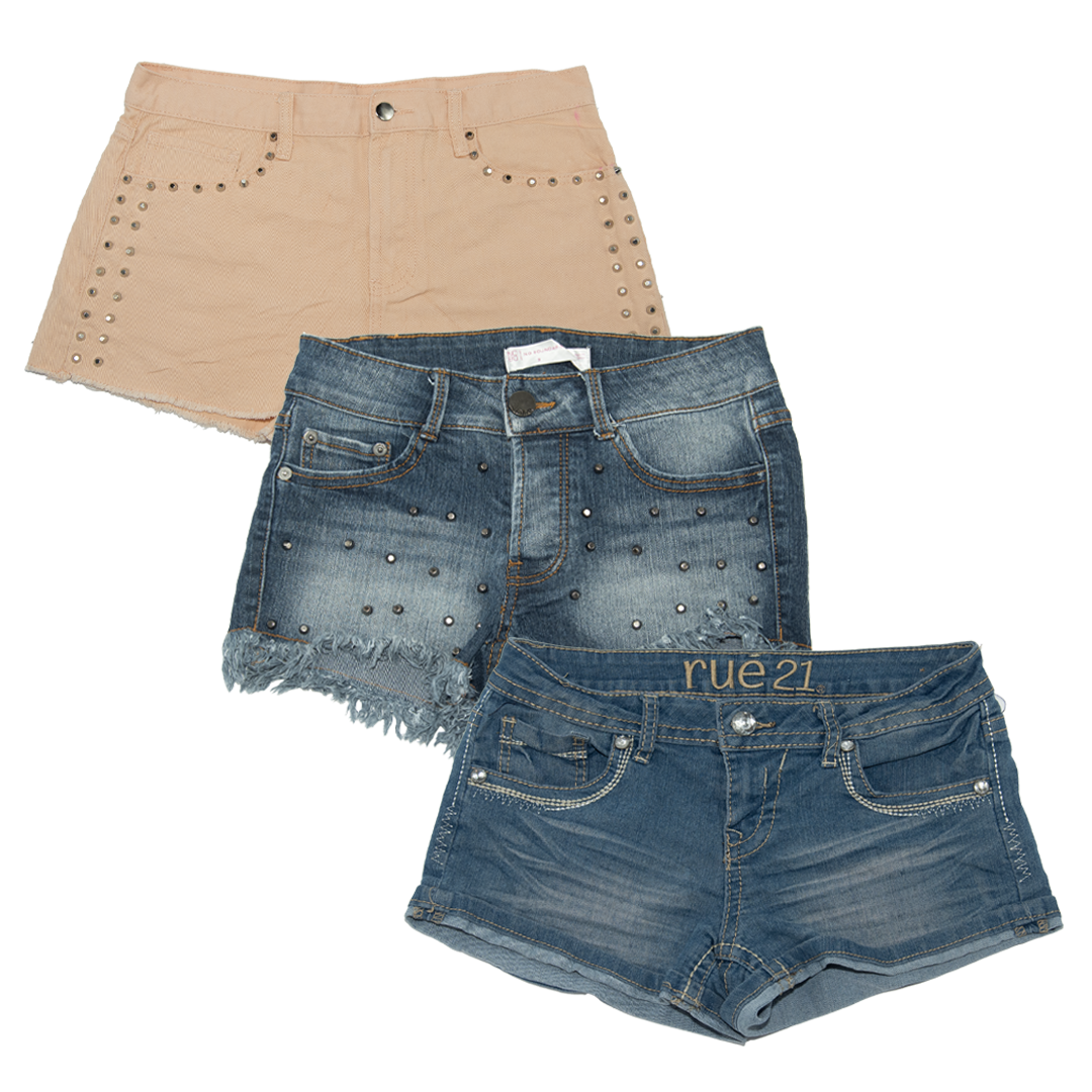 PACK MIX PANTALONES CORTO Y2K