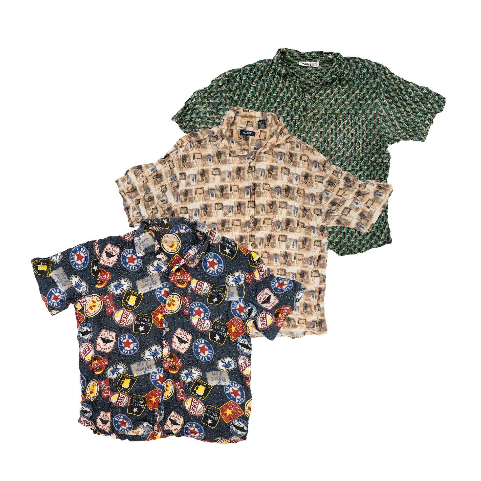 PACK CAMISAS DE RAYON VINTAGE