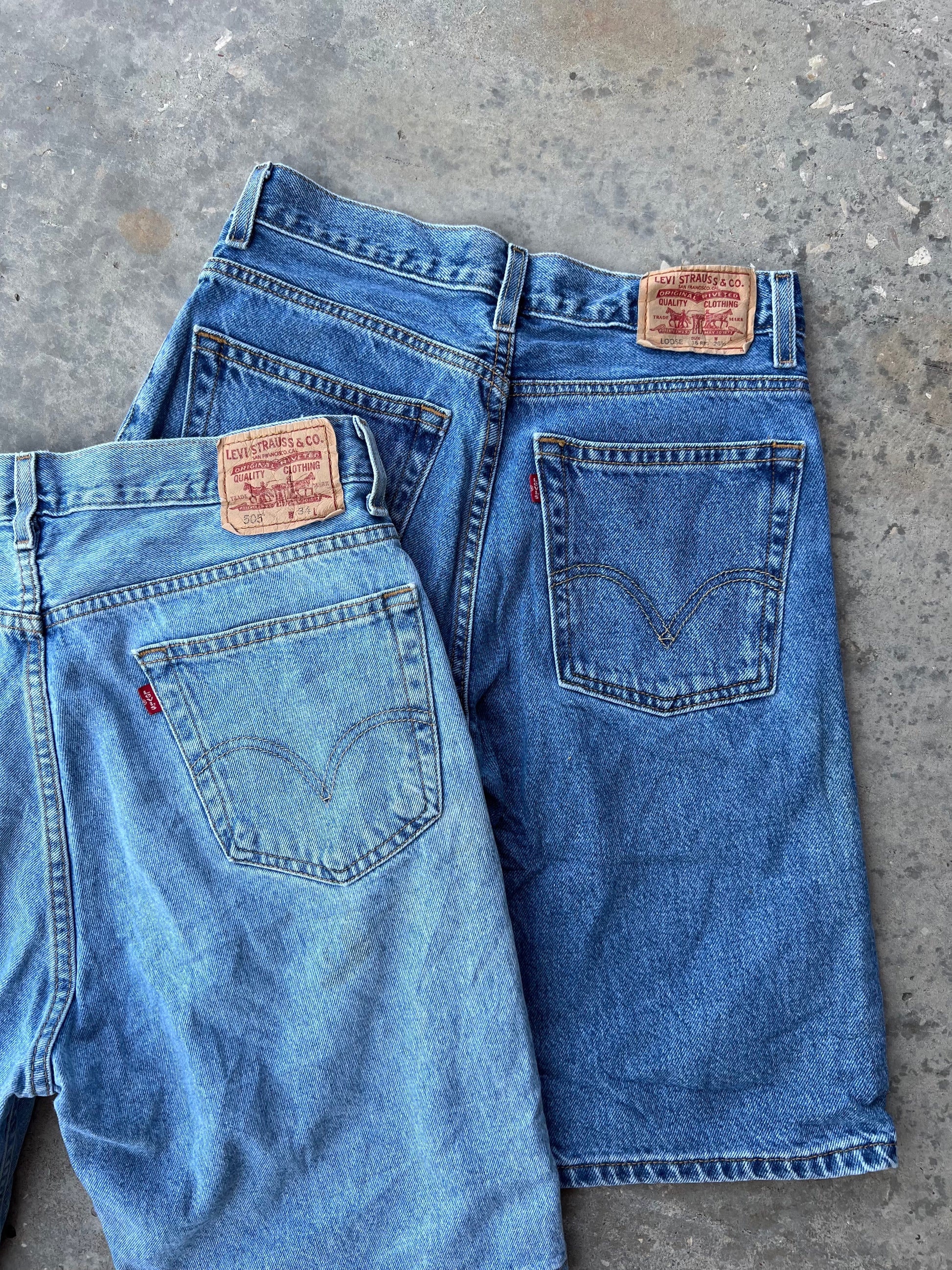 PACK PANTALONES CORTOS LEVIS DE HOMBRE